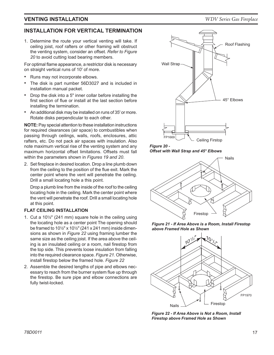 Monessen Hearth WIDEVIEW WDV500 User Manual | Page 17 / 48