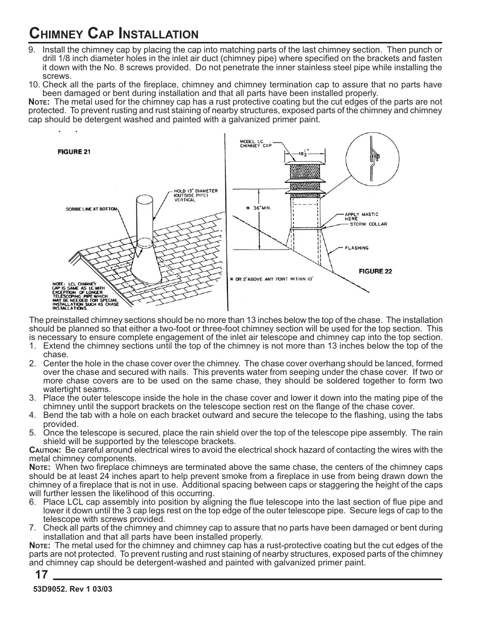 Monessen Hearth 624WBPF User Manual | Page 18 / 32