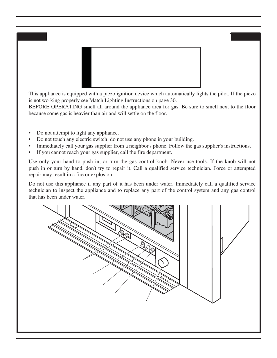 For your safety read before lighting | Monessen Hearth VENT-FREE DIS33G User Manual | Page 28 / 40