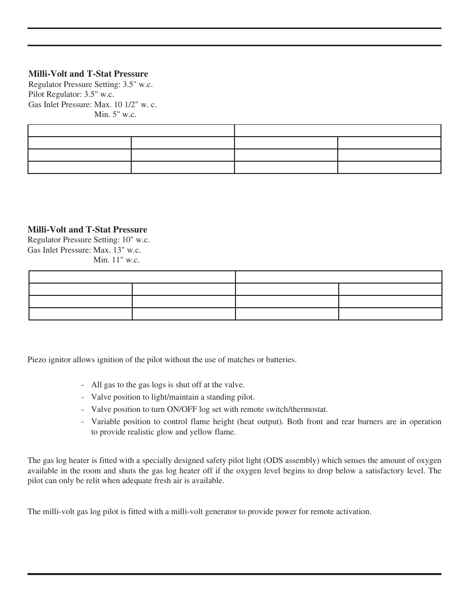 Product features, Specifications | Monessen Hearth VENT-FREE DIS33G User Manual | Page 6 / 40