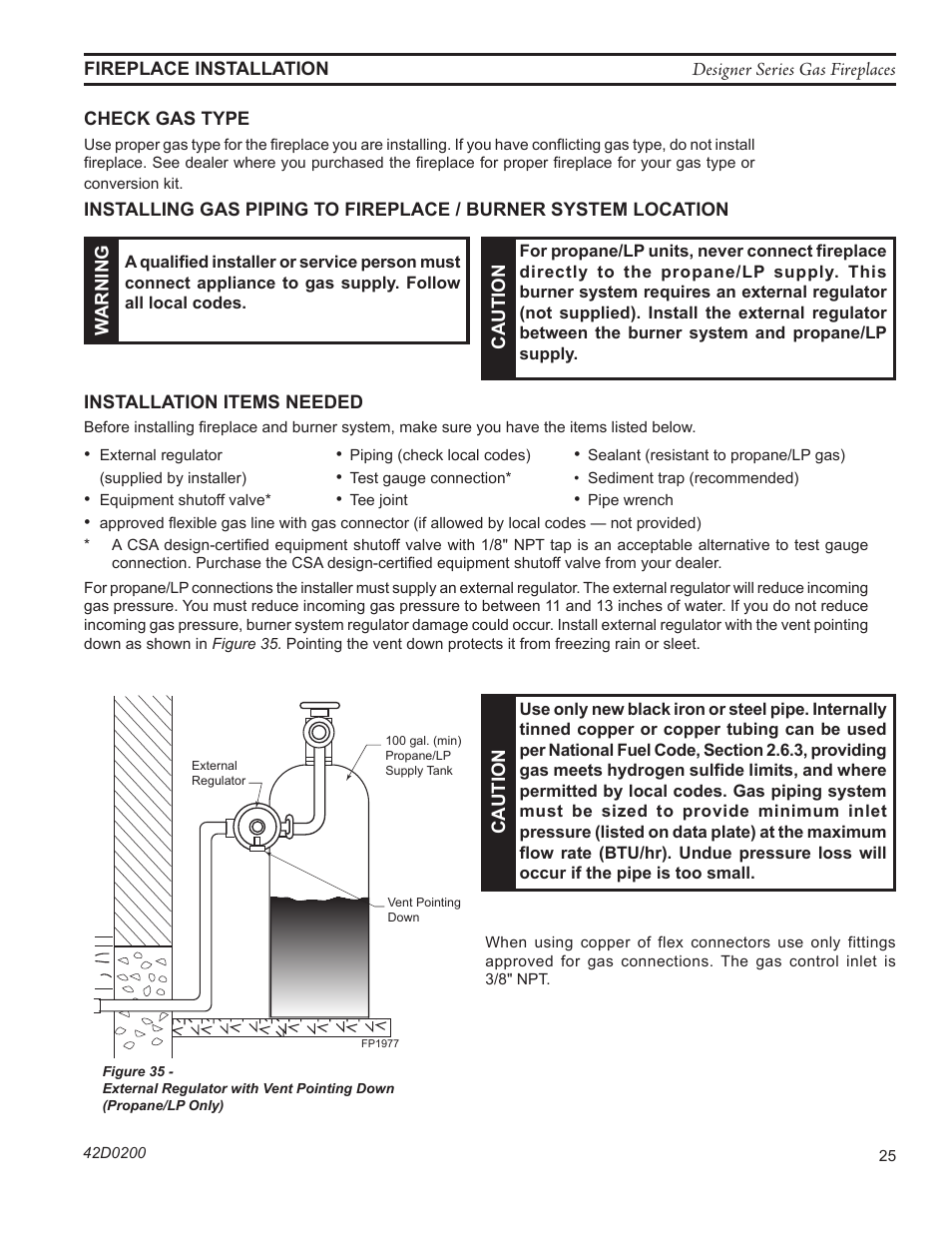 Monessen Hearth 624DV(ST User Manual | Page 25 / 52