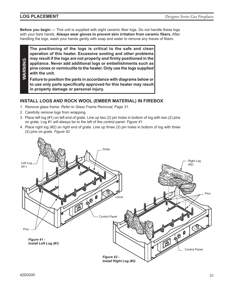 Monessen Hearth 624DV(ST User Manual | Page 31 / 52