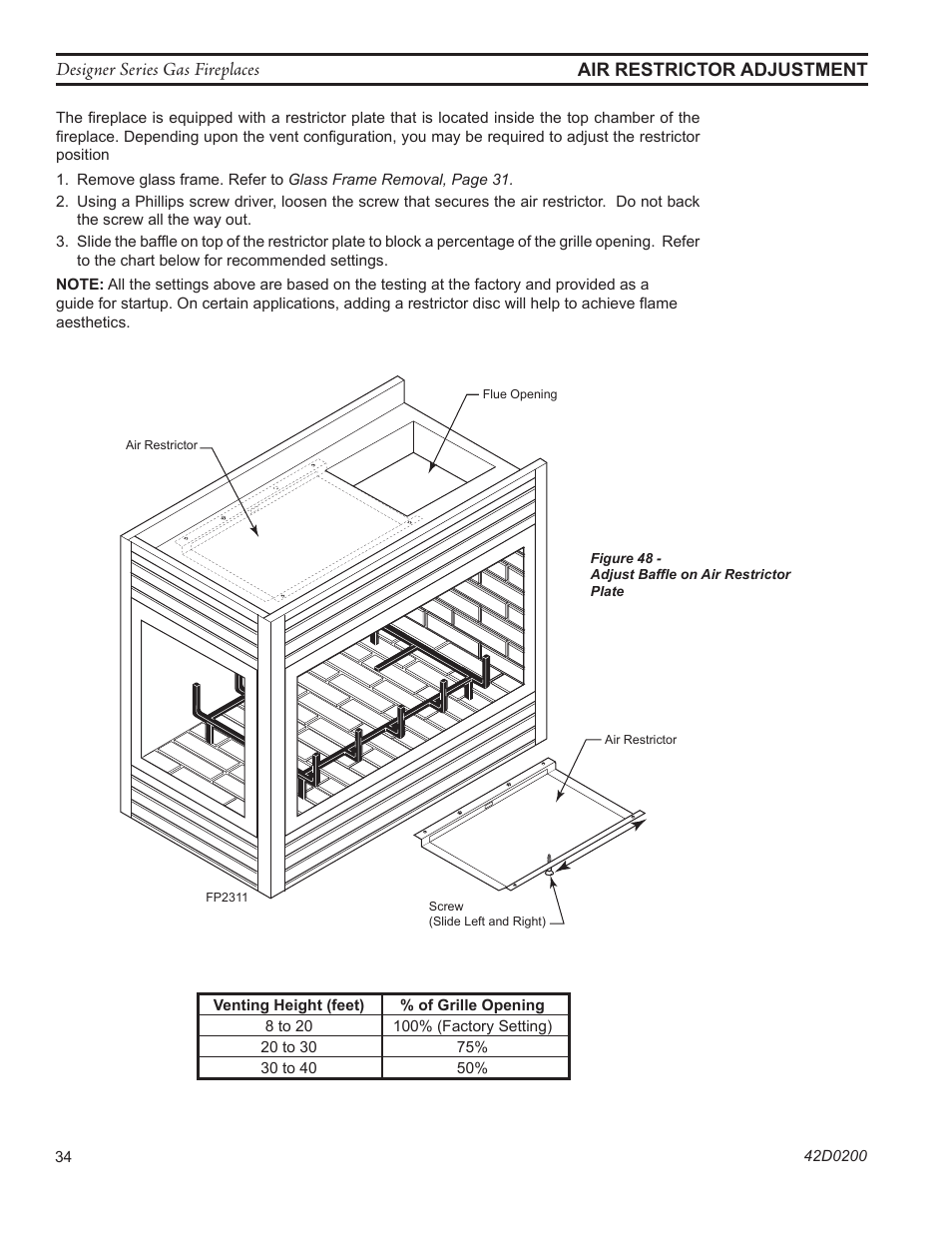 Monessen Hearth 624DV(ST User Manual | Page 34 / 52