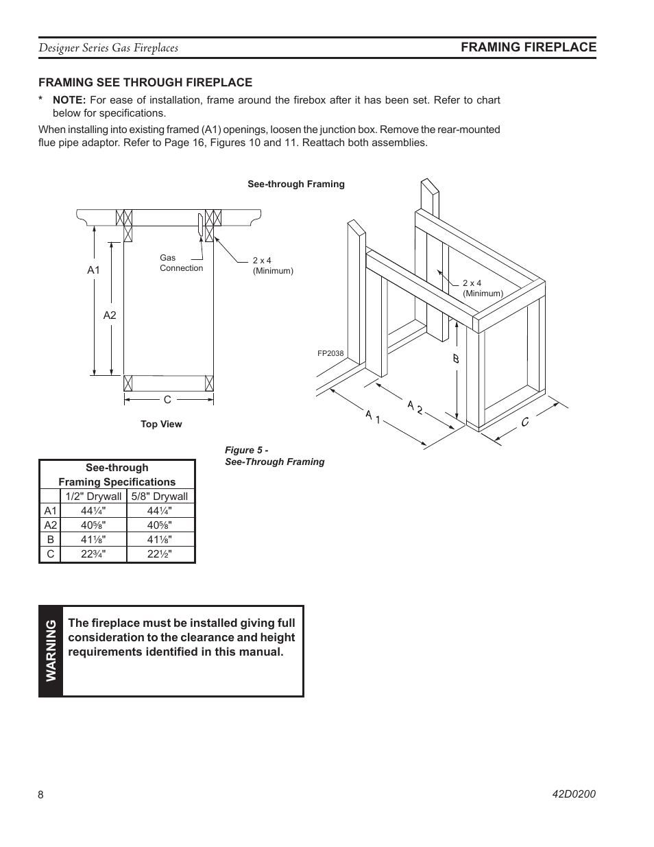 Monessen Hearth 624DV(ST User Manual | Page 8 / 52