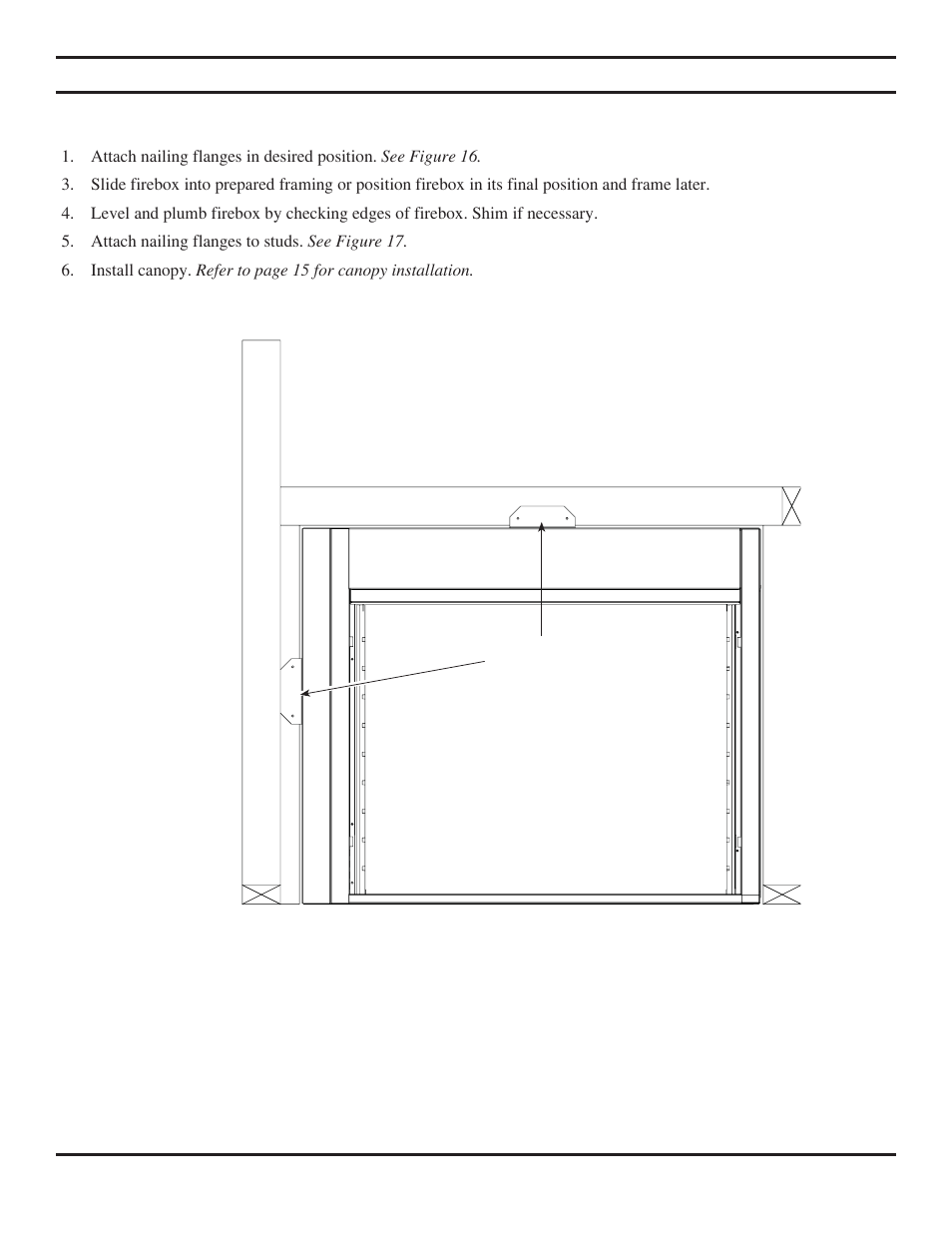 Fireplace installation | Monessen Hearth LO-Rider Designer Vent Free Fireboxes LRCF36 User Manual | Page 12 / 24