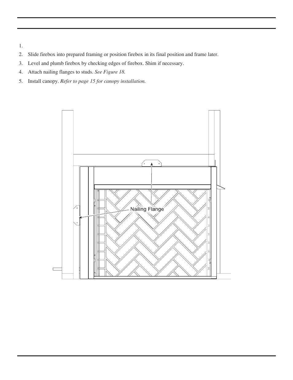 Fireplace installation | Monessen Hearth LO-Rider Designer Vent Free Fireboxes LRCF36 User Manual | Page 13 / 24