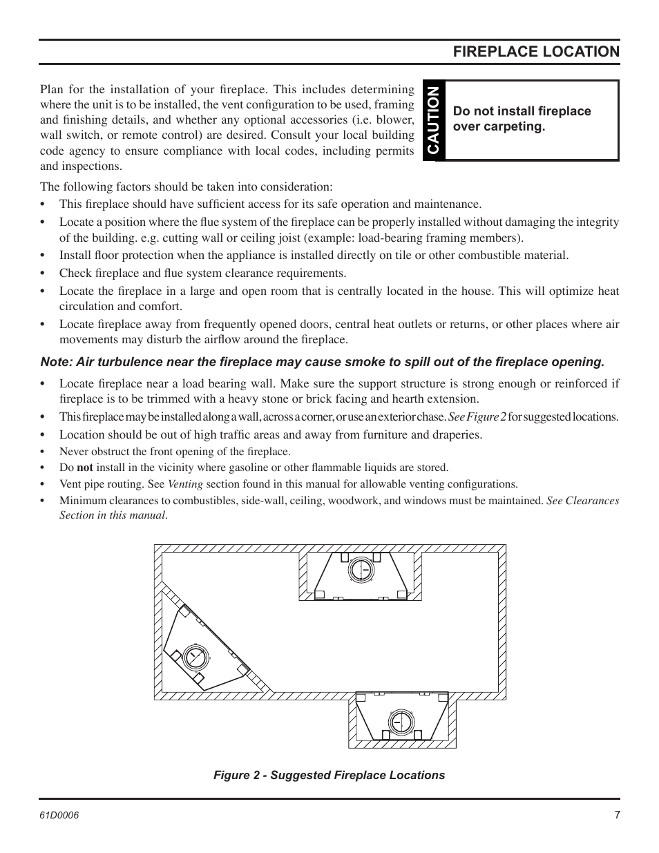 Monessen Hearth 36" and 42" Wood Burning Fireplaces BWB400A User Manual | Page 7 / 44