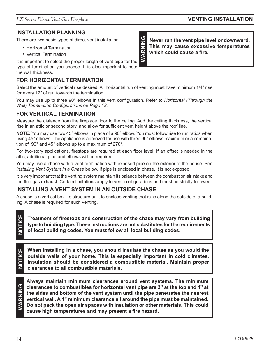 Monessen Hearth LEXINGTON LX32DV User Manual | Page 14 / 48