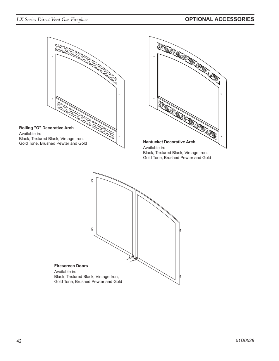 Monessen Hearth LEXINGTON LX32DV User Manual | Page 42 / 48
