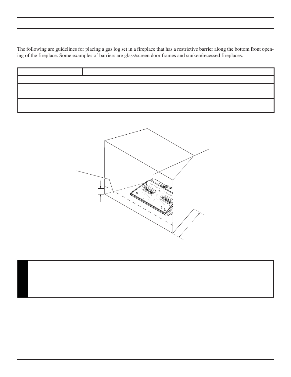 Warning | Monessen Hearth TPB24 User Manual | Page 10 / 42