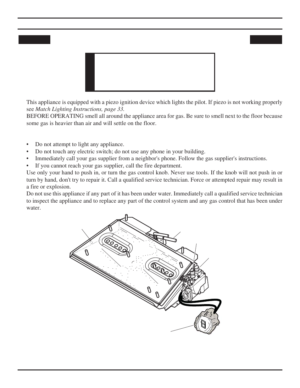 For your safety read before lighting | Monessen Hearth TPB24 User Manual | Page 31 / 42