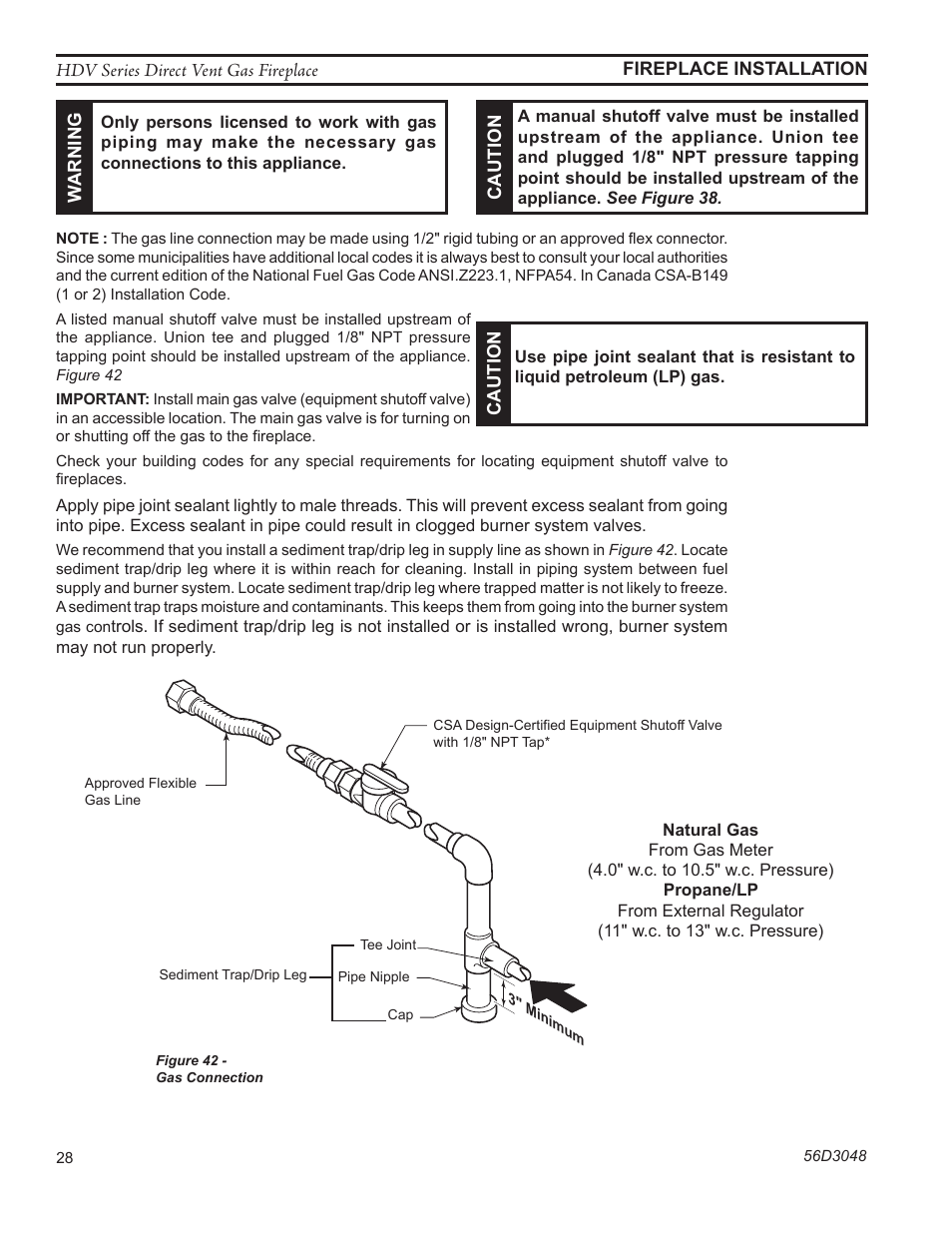 Monessen Hearth HDV500NV/PV User Manual | Page 28 / 64