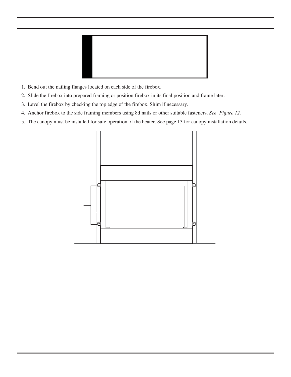 Monessen Hearth Unvented Vent-Free Fireboxes BUF500 User Manual | Page 11 / 20