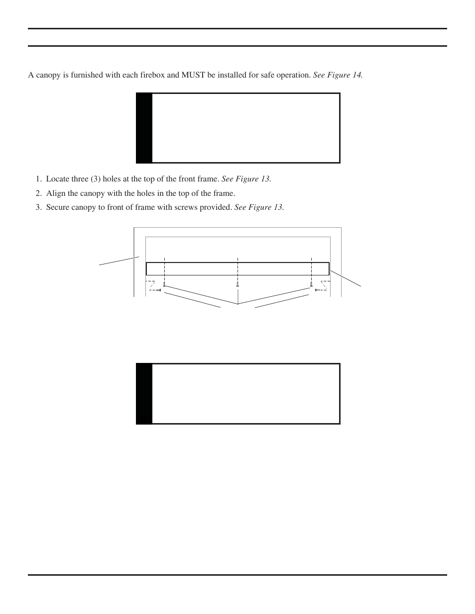 Monessen Hearth Unvented Vent-Free Fireboxes BUF500 User Manual | Page 13 / 20