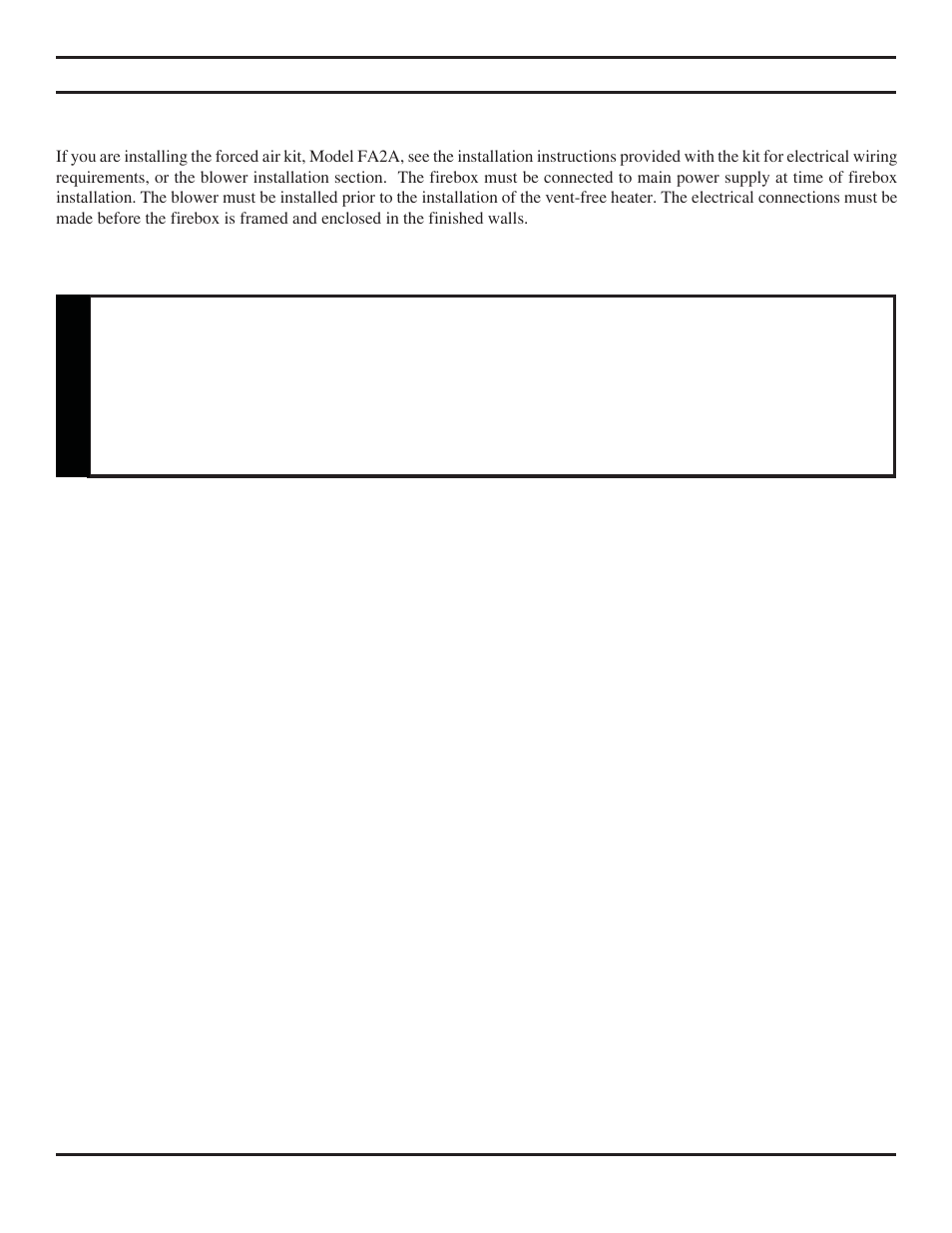 Monessen Hearth Unvented Vent-Free Fireboxes BUF500 User Manual | Page 14 / 20