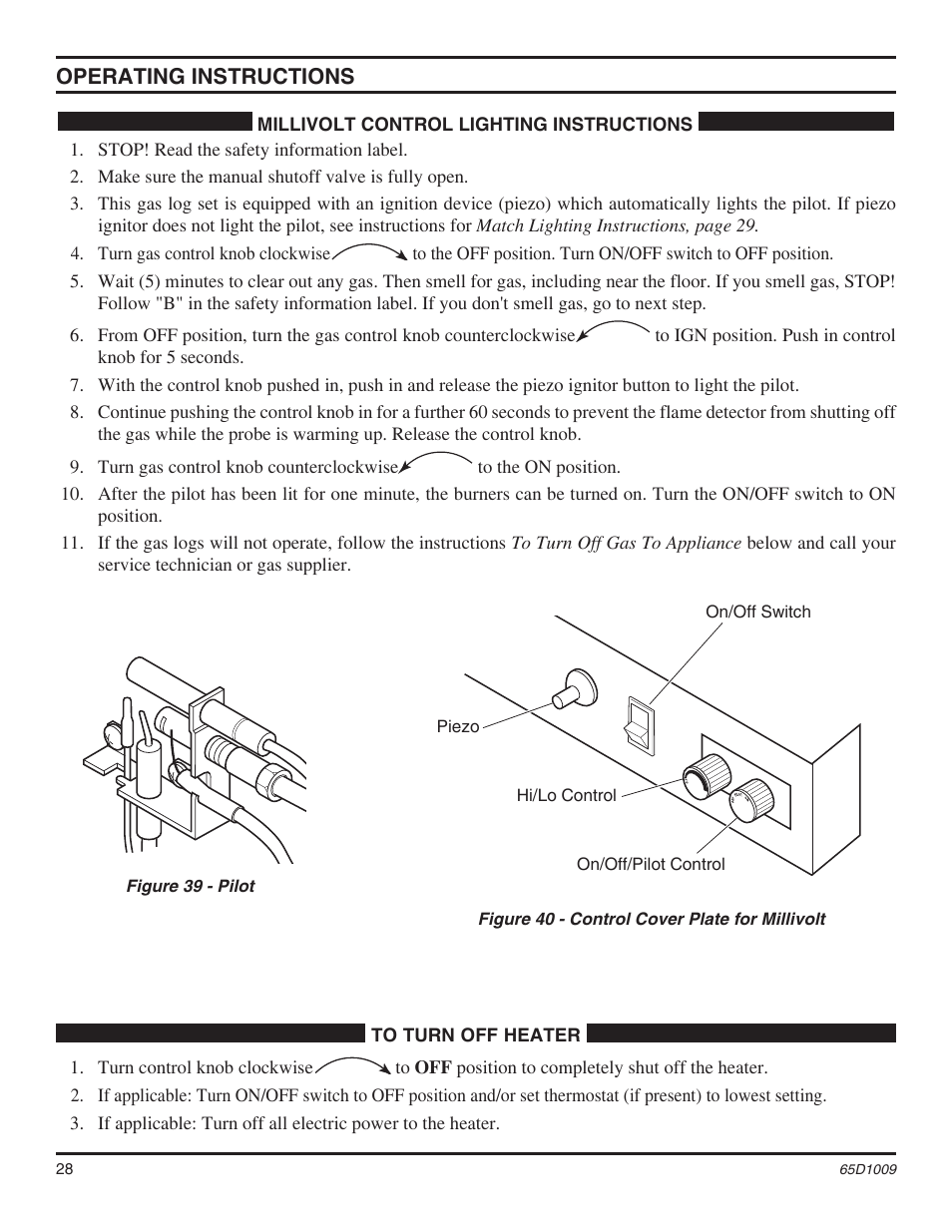 Monessen Hearth MHSC EYF24 User Manual | Page 28 / 36