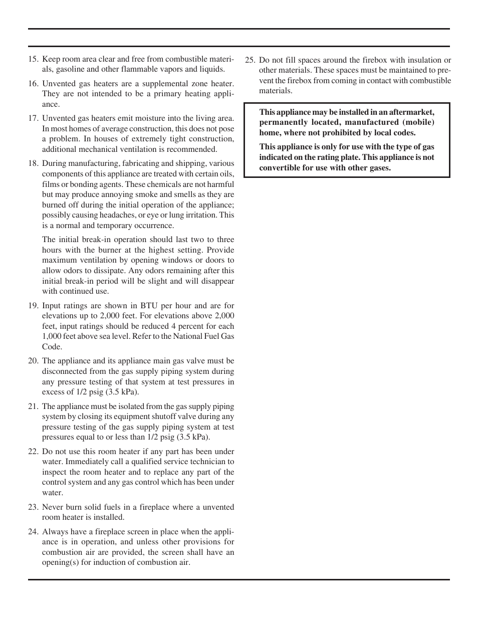Important safety information | Monessen Hearth Vent-Free Fireplace Systems DBX24C* User Manual | Page 4 / 44