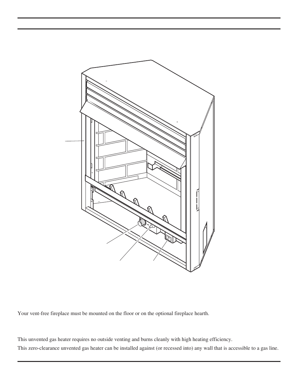 Product features | Monessen Hearth Vent-Free Fireplace Systems DBX24C* User Manual | Page 5 / 44