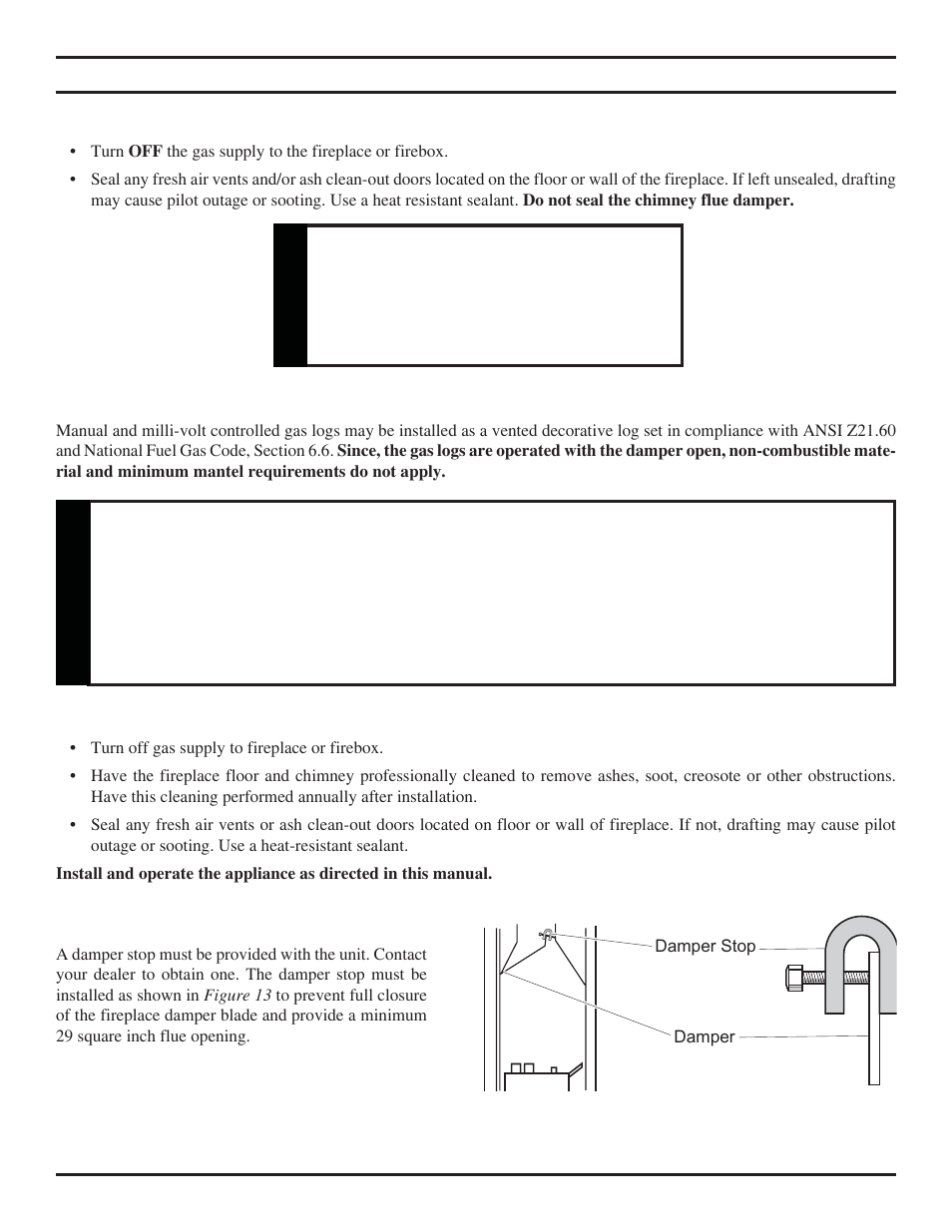 Monessen Hearth DEB20 User Manual | Page 18 / 40