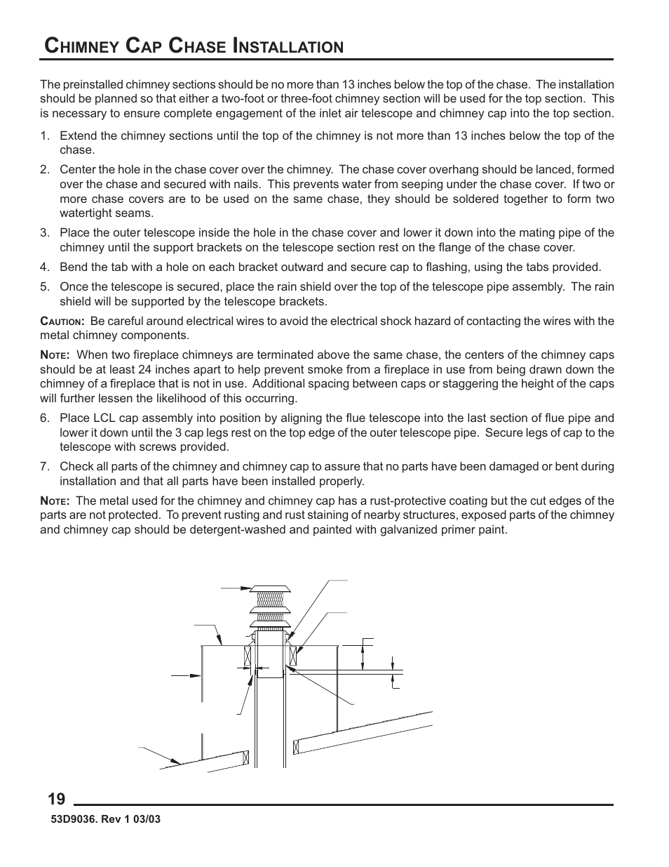 Himney, Hase, Nstallation | Monessen Hearth HWB700HB User Manual | Page 20 / 36