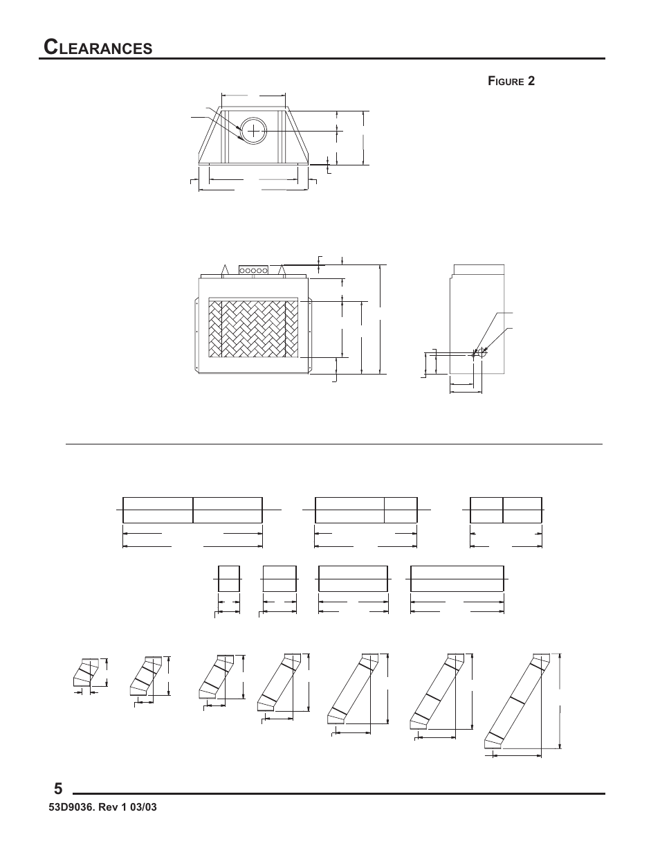 Learances | Monessen Hearth HWB700HB User Manual | Page 6 / 36