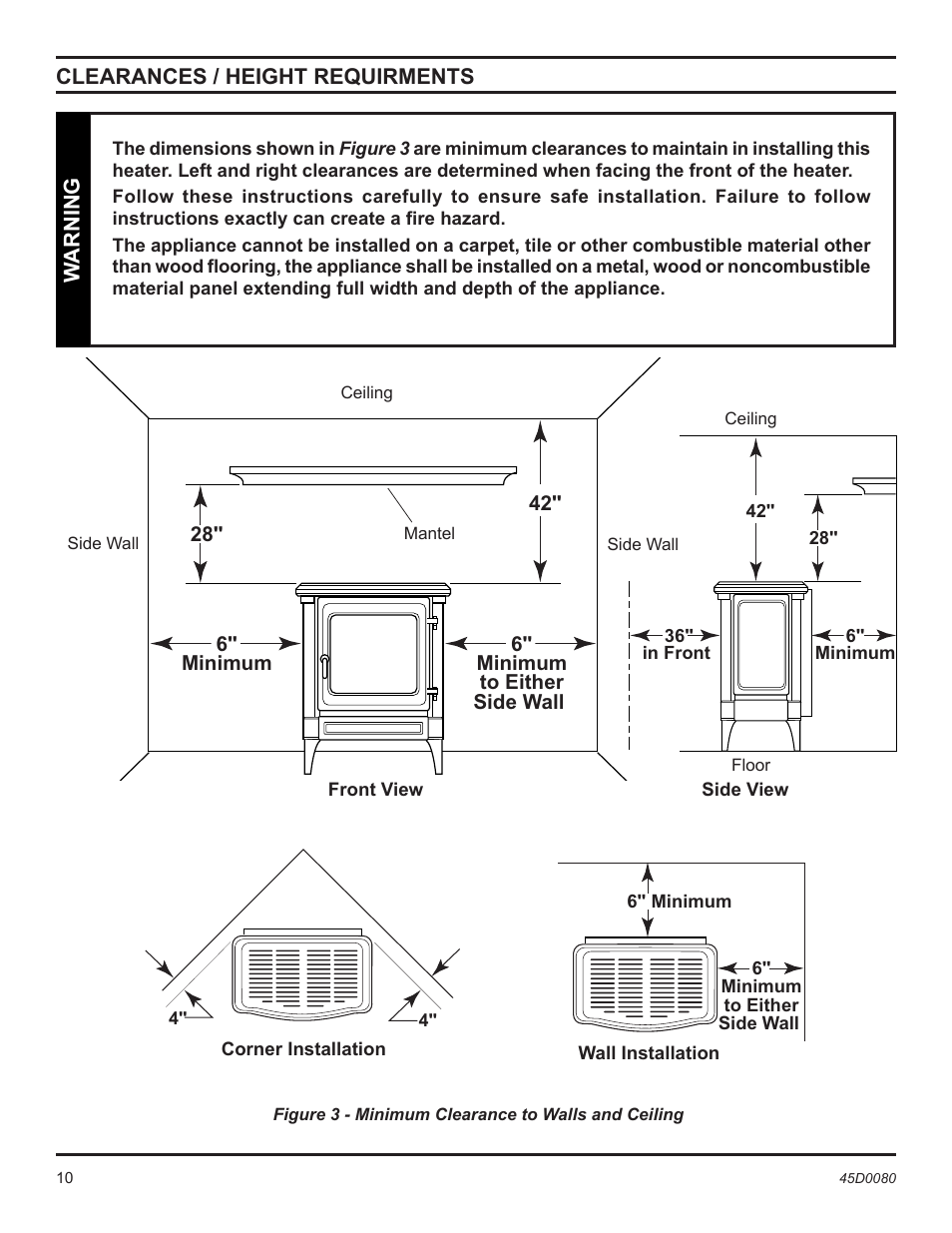 Monessen Hearth C2802VF User Manual | Page 10 / 28