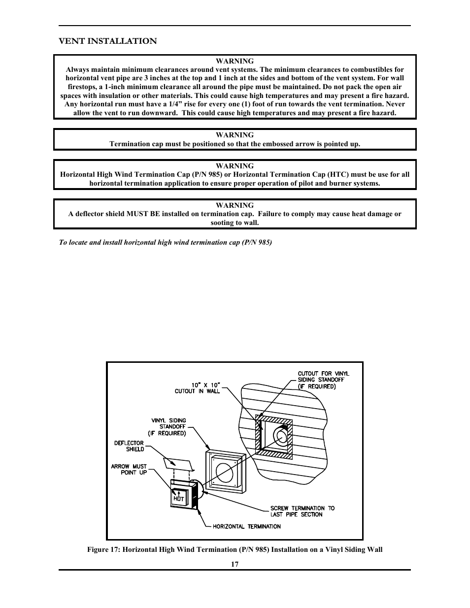 Monessen Hearth 3000 SERIES User Manual | Page 19 / 44