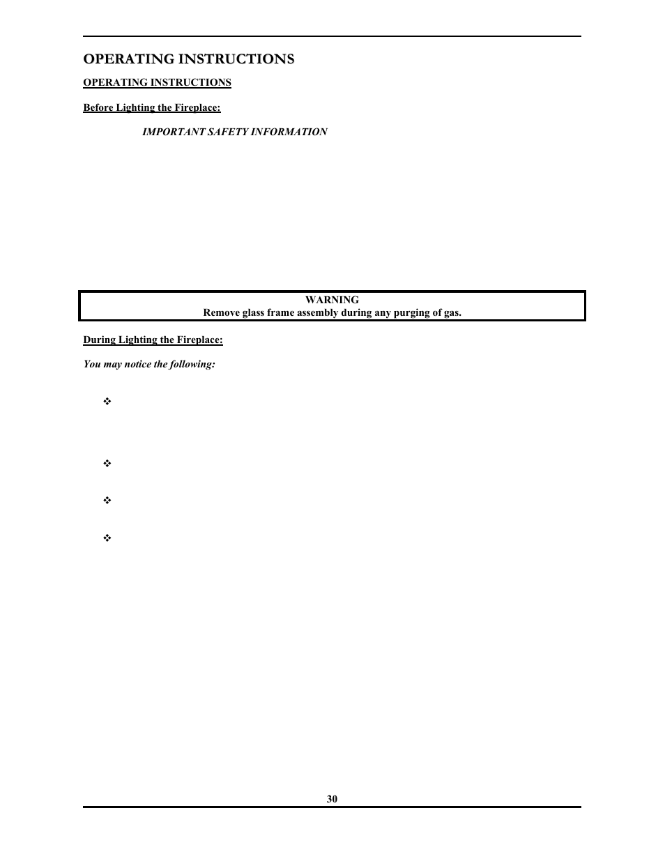 Monessen Hearth 3000 SERIES User Manual | Page 32 / 44