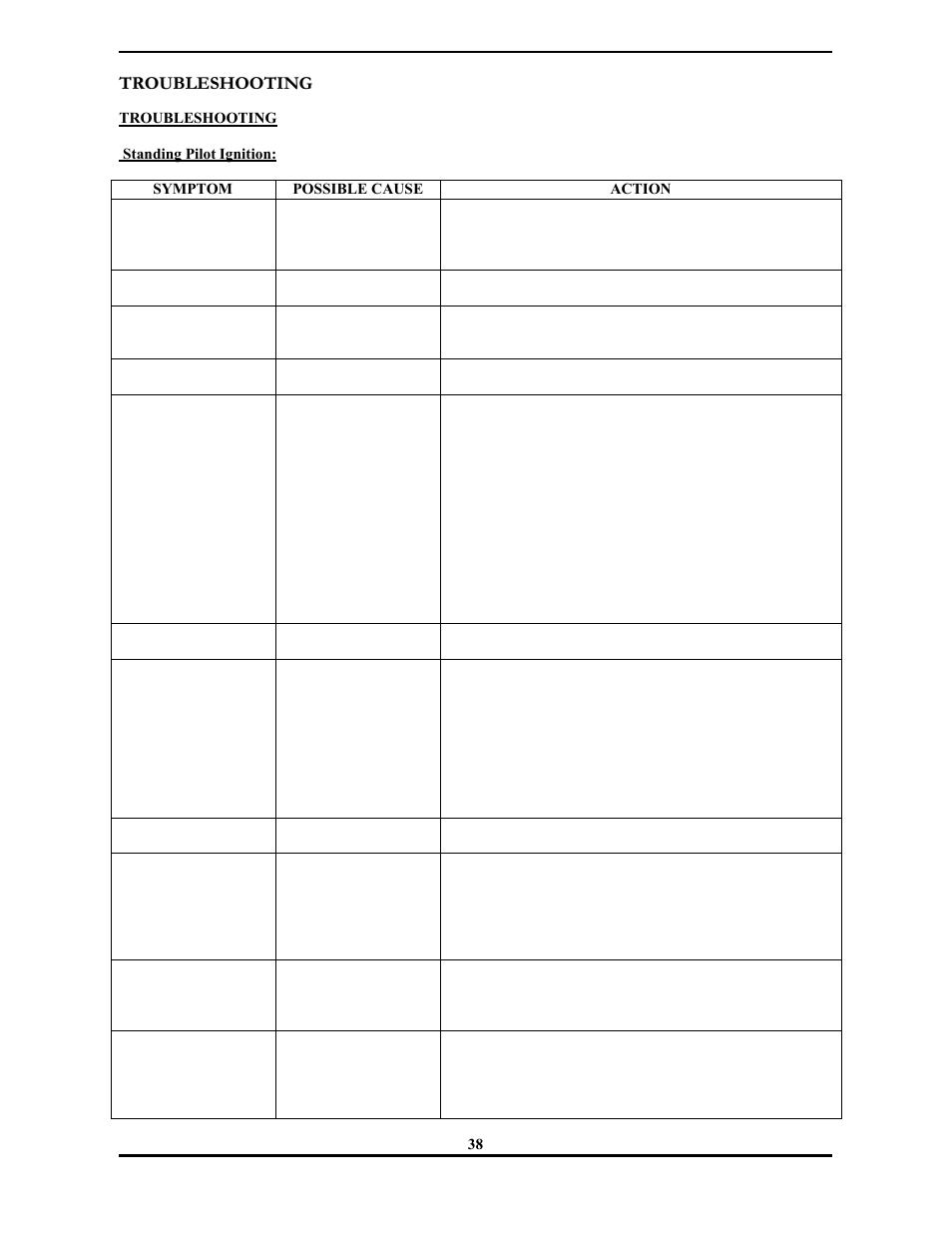 Monessen Hearth 3000 SERIES User Manual | Page 40 / 44