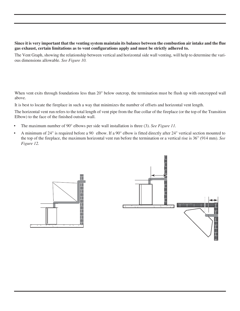 Vent installation | Monessen Hearth Direct Vent Gas Fireplace KHLDV SERIES User Manual | Page 17 / 52