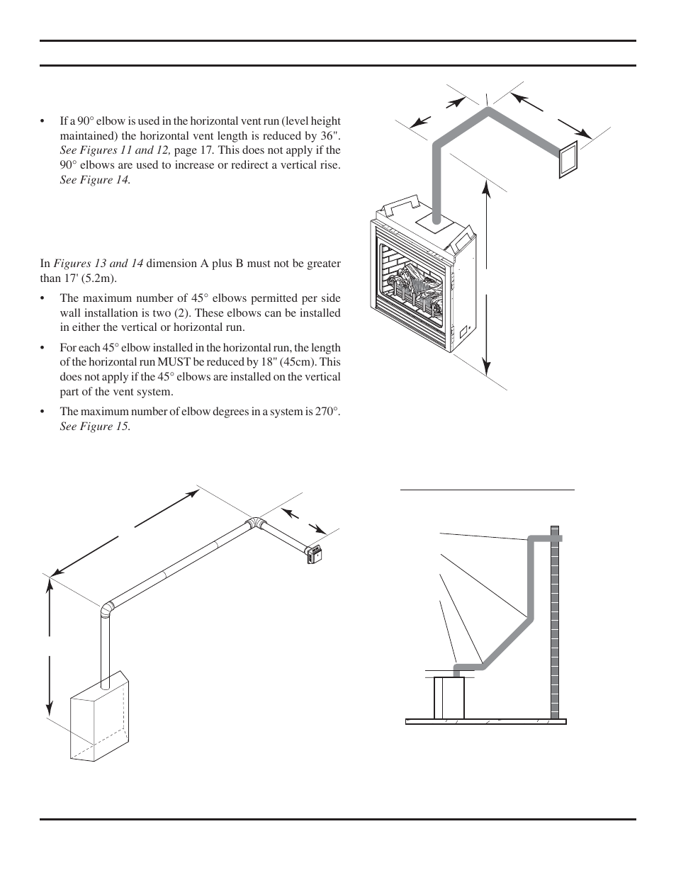 Vent installation | Monessen Hearth Direct Vent Gas Fireplace KHLDV SERIES User Manual | Page 18 / 52