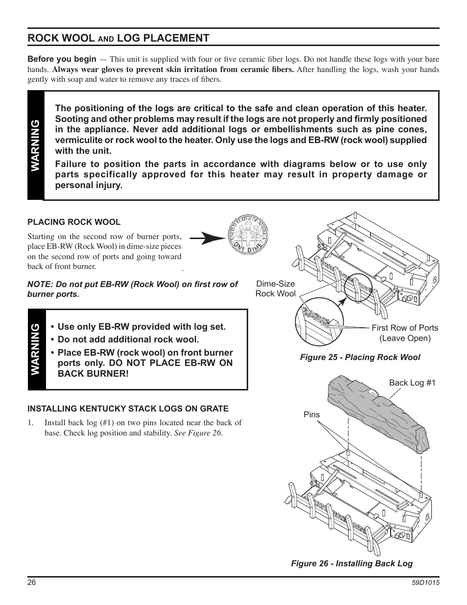 Monessen Hearth HVFL18 User Manual | Page 26 / 44