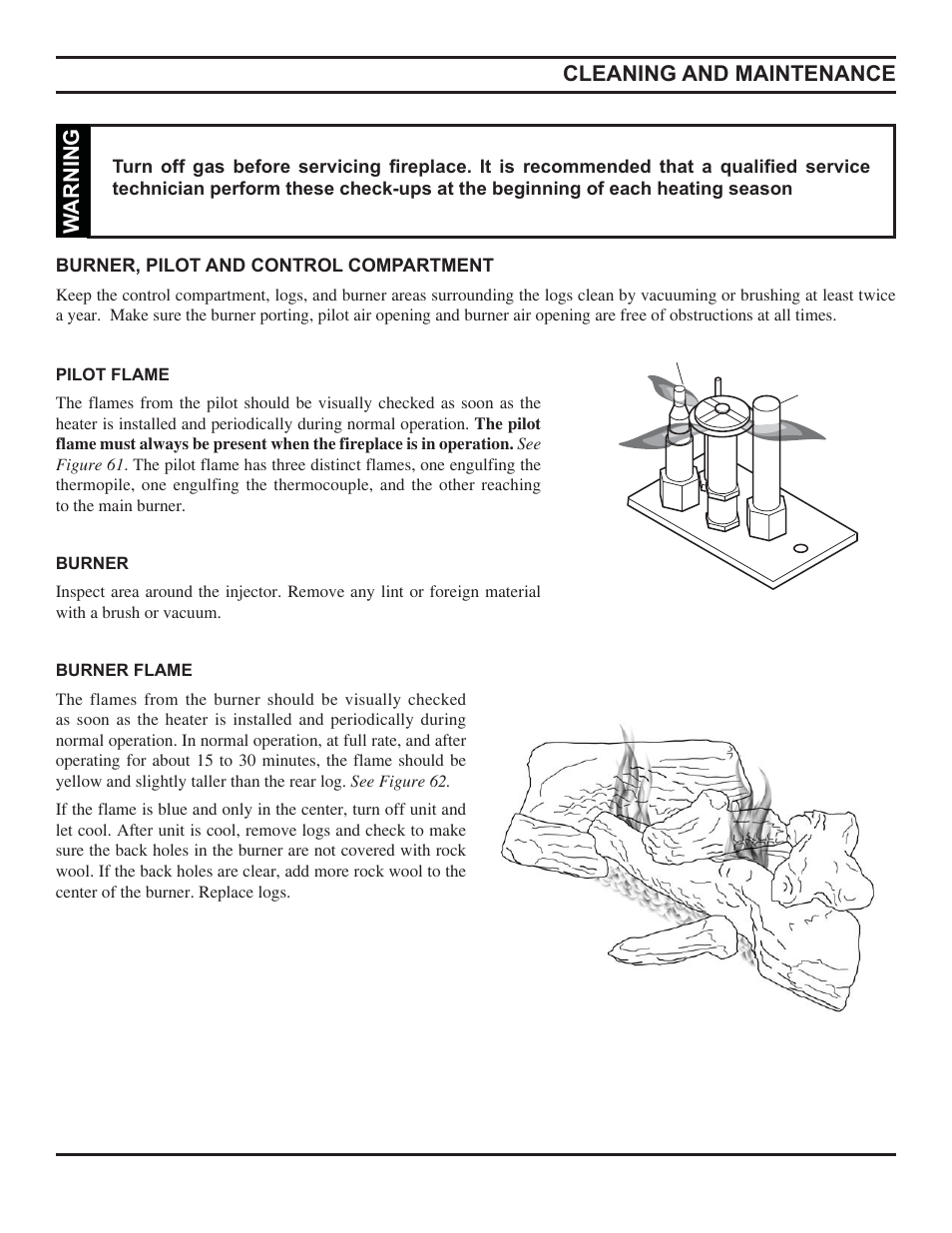 Monessen Hearth Direct Vent Gas Fireplace HBDV300 User Manual | Page 39 / 54