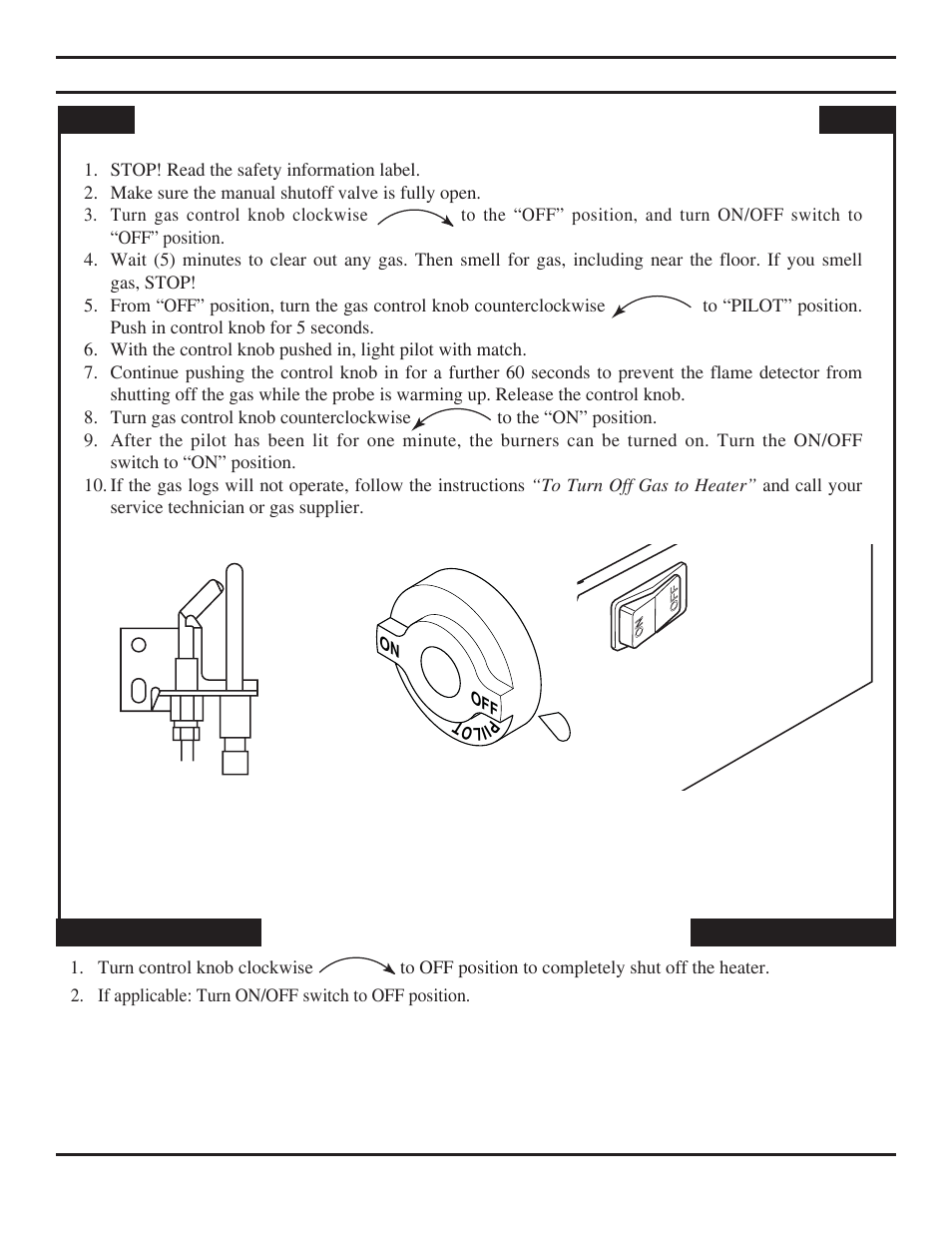 Milli-volt control lighting instructions | Monessen Hearth VWF30 User Manual | Page 43 / 56