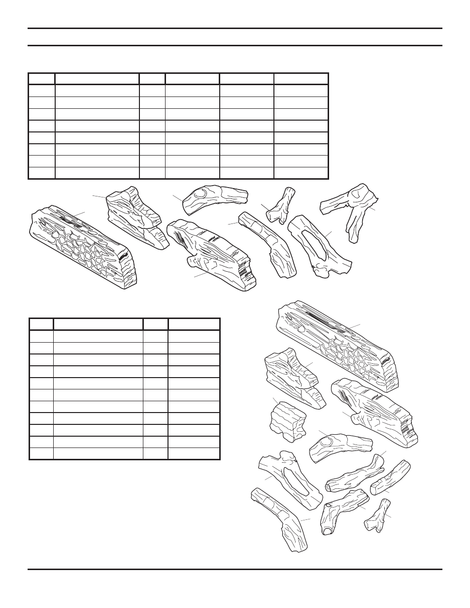 Replacement parts | Monessen Hearth VWF30 User Manual | Page 48 / 56