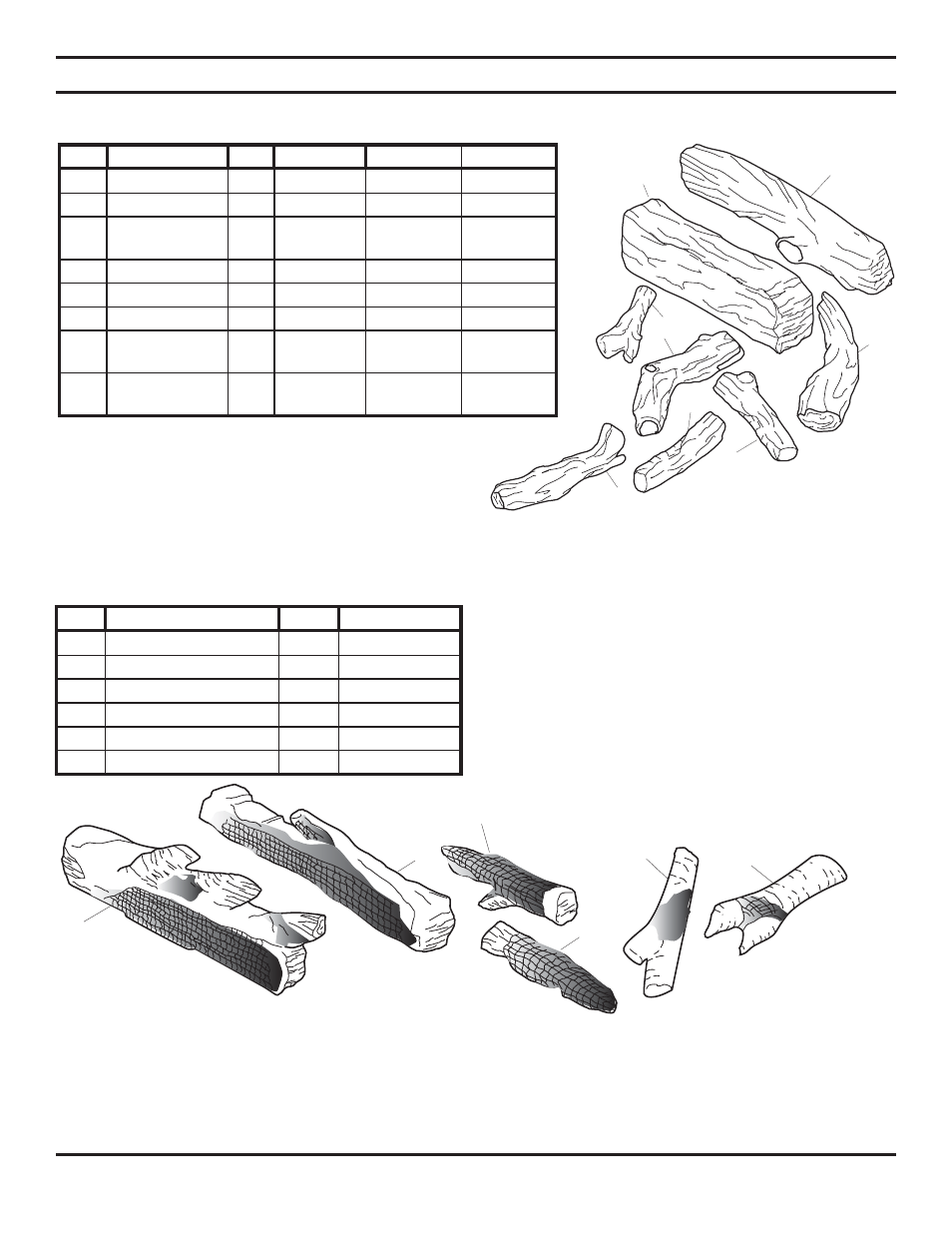 Replacement parts | Monessen Hearth VWF30 User Manual | Page 49 / 56