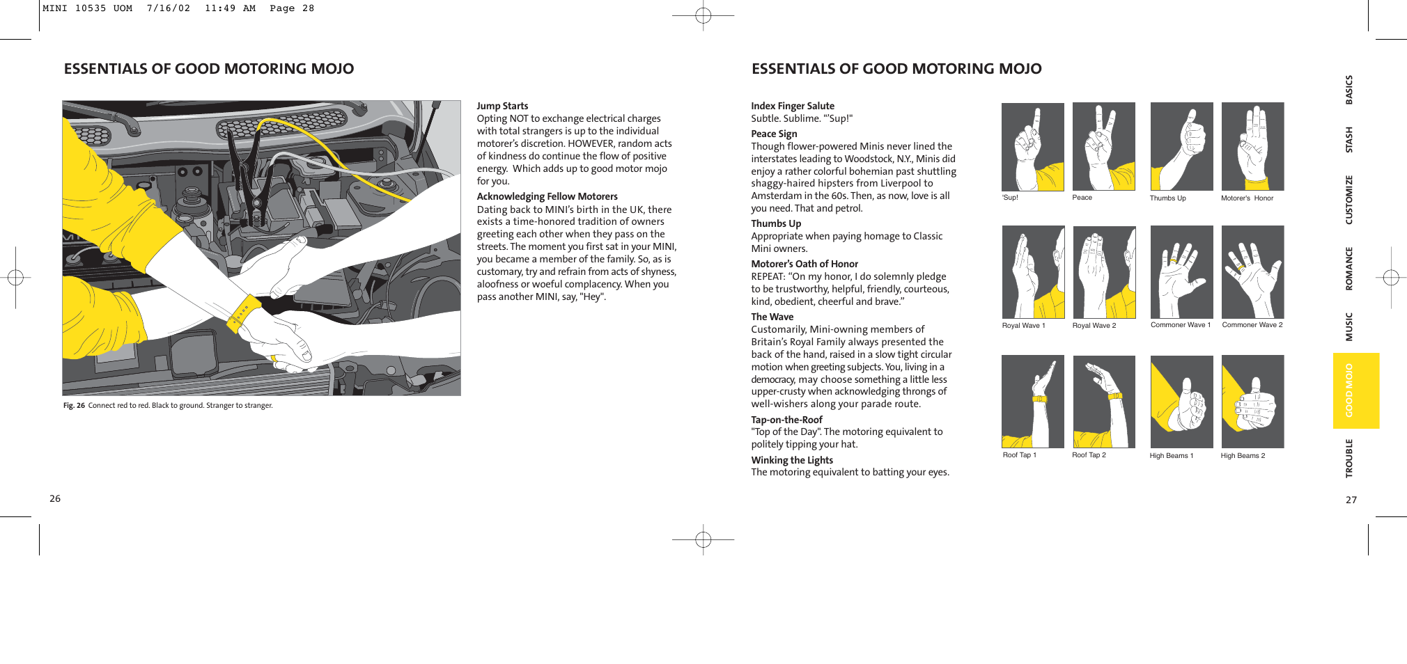 Essentials of good motoring mojo | Mini car User Manual | Page 15 / 19