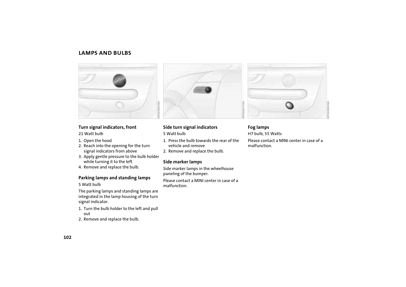 Mini COOPER User Manual | Page 104 / 140