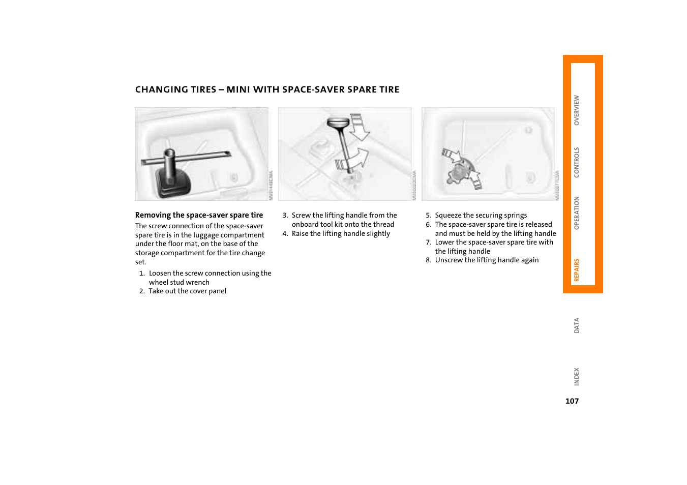 Mini COOPER User Manual | Page 109 / 140