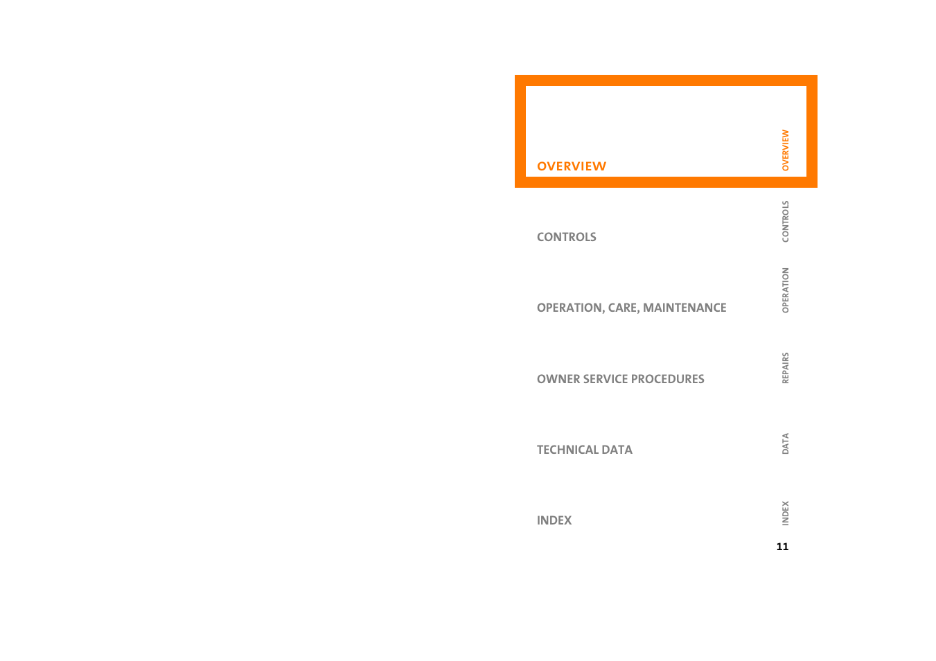 Overview | Mini COOPER User Manual | Page 13 / 140