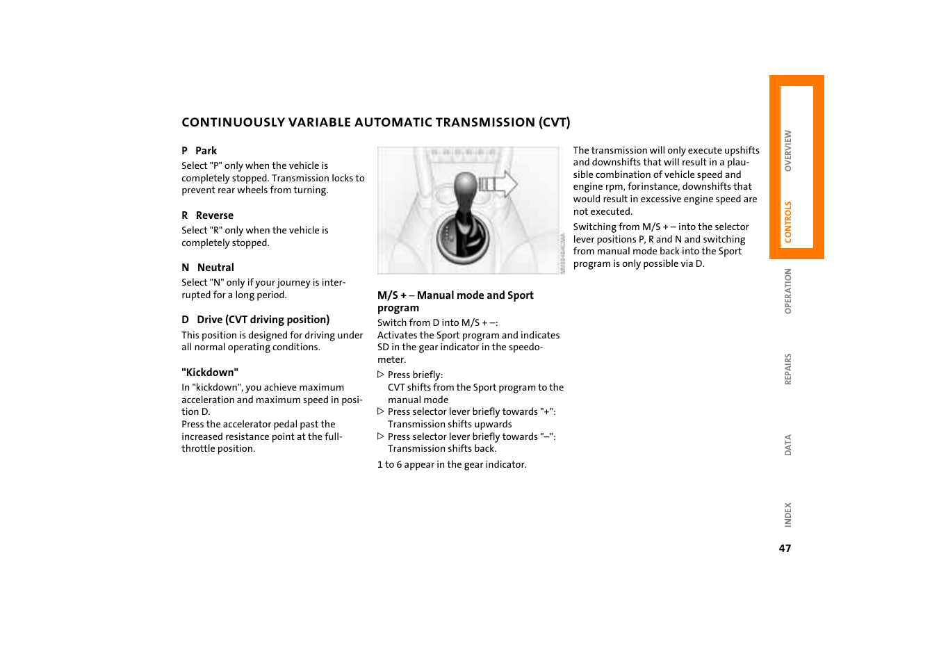 Mini COOPER User Manual | Page 49 / 140