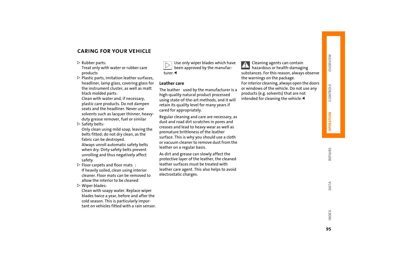 Mini COOPER User Manual | Page 97 / 140