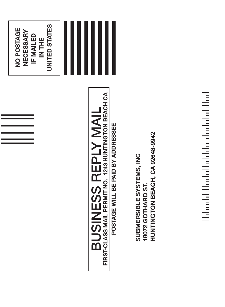 Business repl y mail | Mini SPARE AIR User Manual | Page 12 / 20
