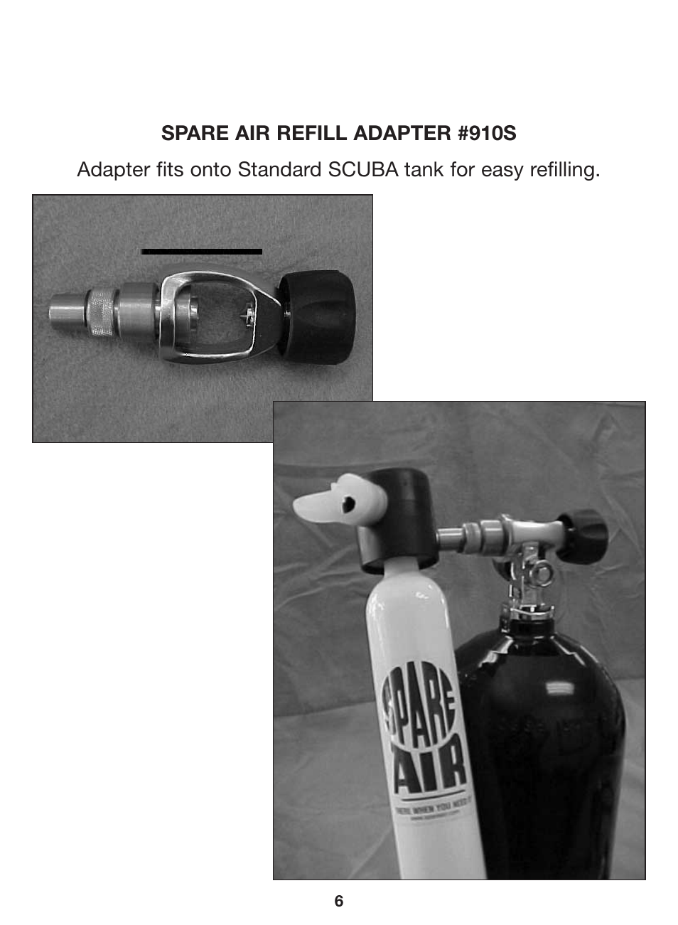 Accessories (included in package) | Mini SPARE AIR User Manual | Page 6 / 20