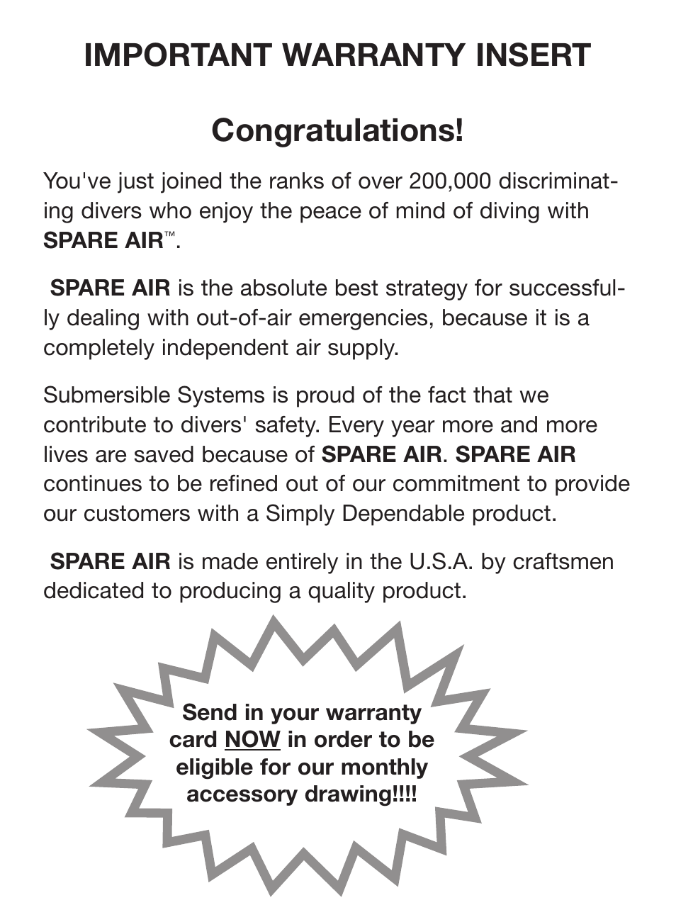 Mini SPARE AIR User Manual | Page 9 / 20