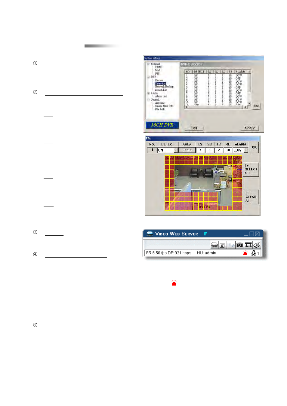 Detection | Multiplex Technology 8CH User Manual | Page 44 / 60