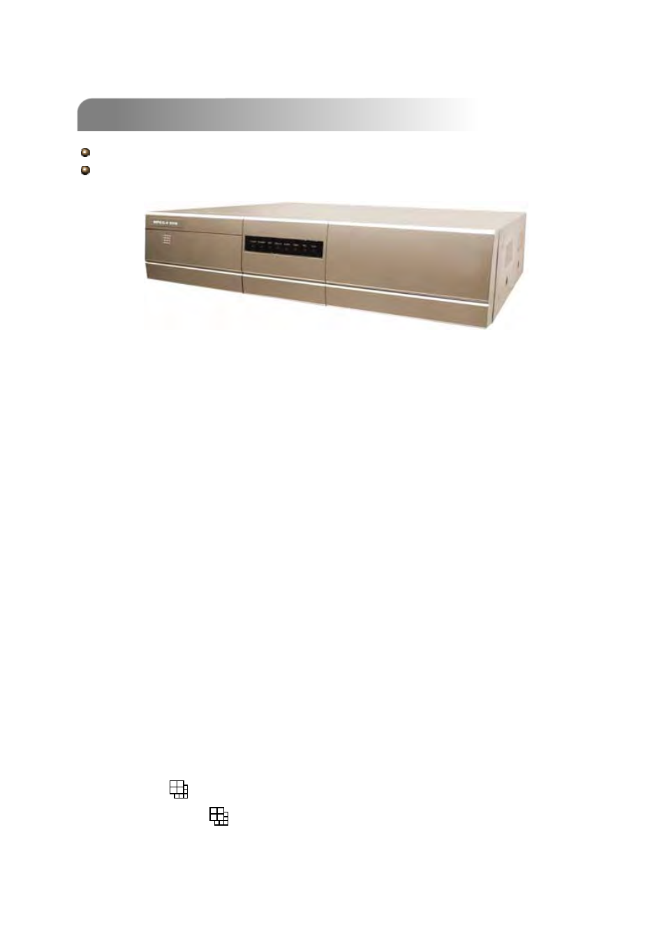 4 front panel | Multiplex Technology 8CH User Manual | Page 7 / 60