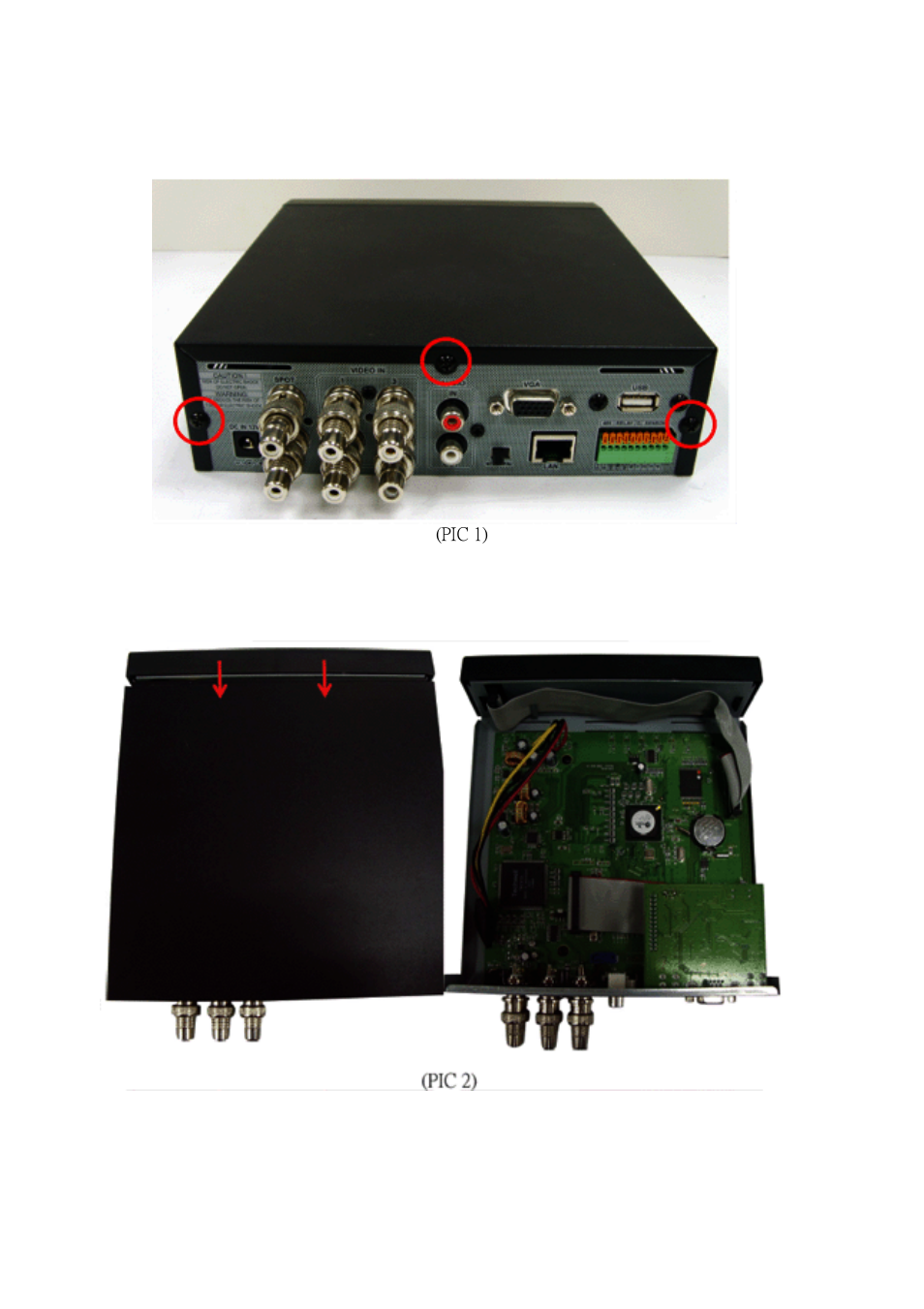 2 hard disk installation | Multiplex Technology 4CH H.264 User Manual | Page 13 / 47