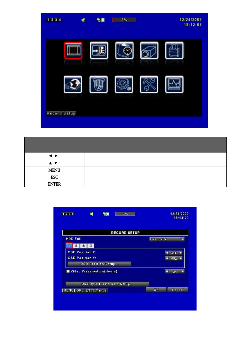 2 record setup | Multiplex Technology 4CH H.264 User Manual | Page 16 / 47