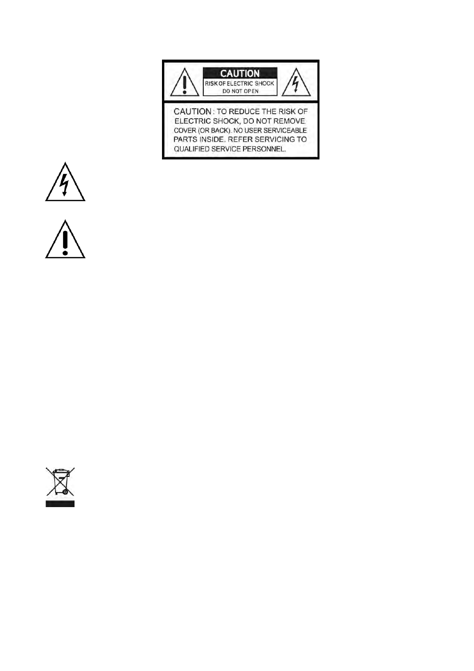 Warning | Multiplex Technology 4CH H.264 User Manual | Page 2 / 47